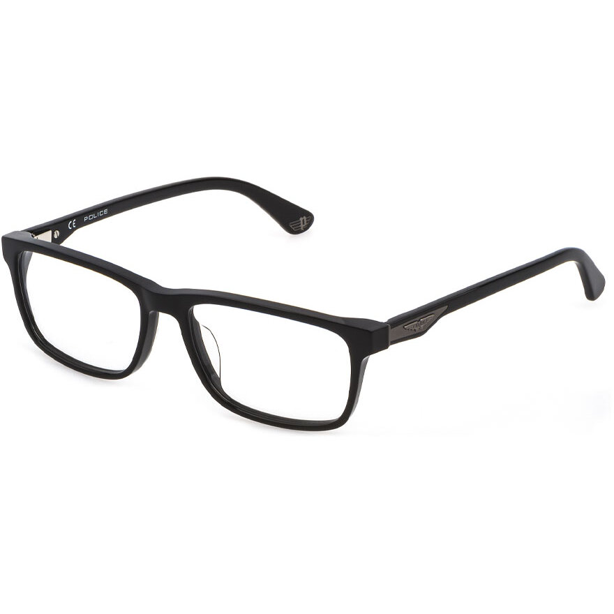 Rame Rectangulare Ochelari de Vedere Police VPLB56 0700 negre pentru Barbati cu comanda online