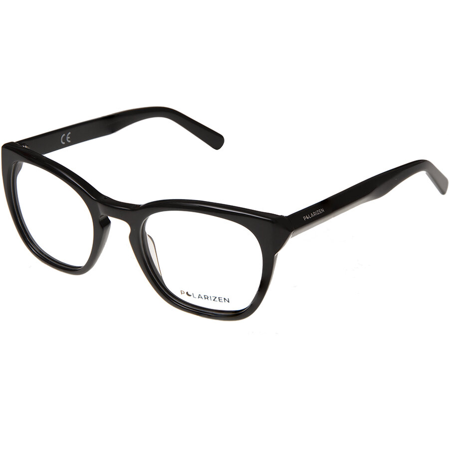Rame Unisex Polarizen PA3525 C1 Ochelari de Vedere negre Patrate cu comanda online