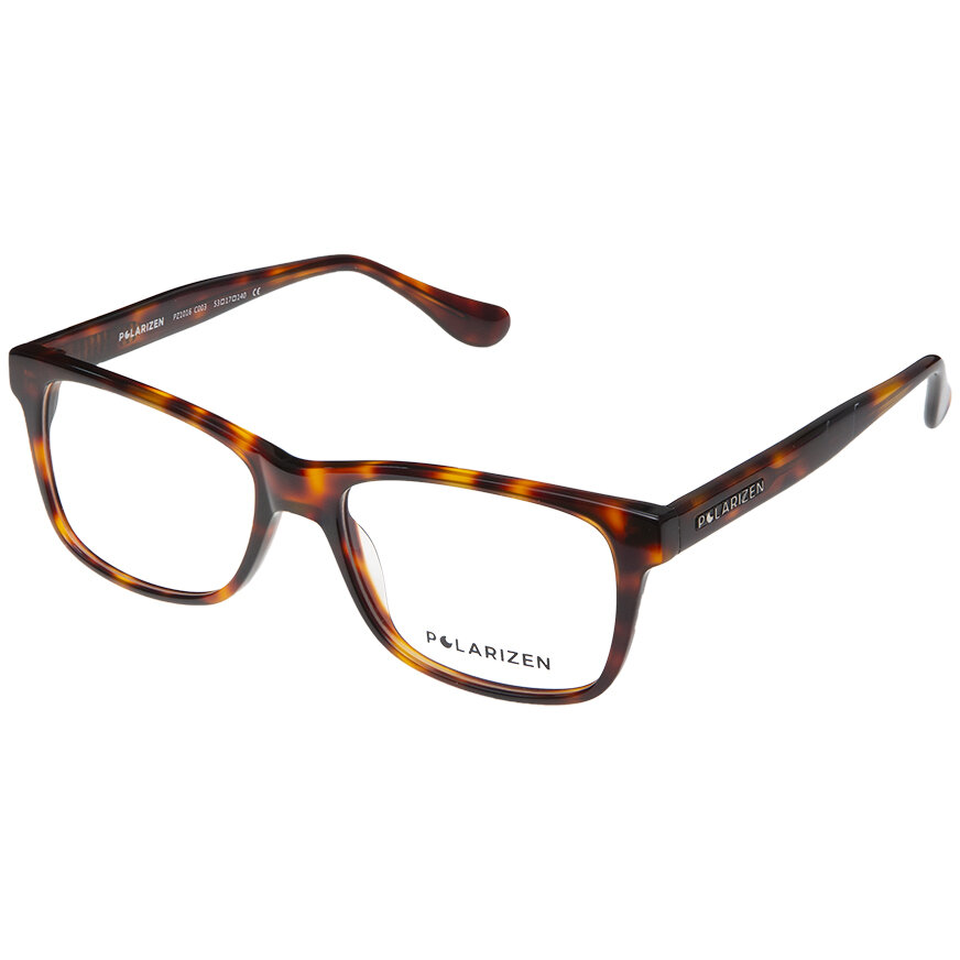 Rame Unisex Polarizen PZ1016 C003 Ochelari de Vedere havana Rectangulare cu comanda online