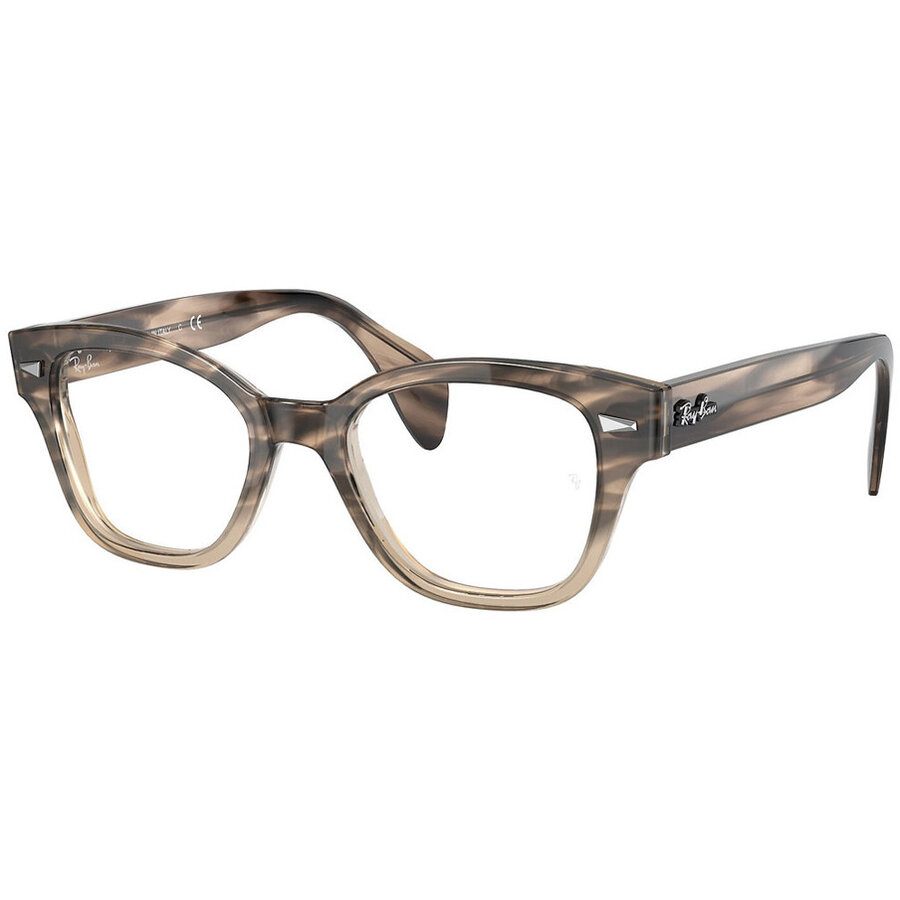Rame Unisex Ray-Ban RX0880 8107 Ochelari de Vedere havana Patrate cu comanda online