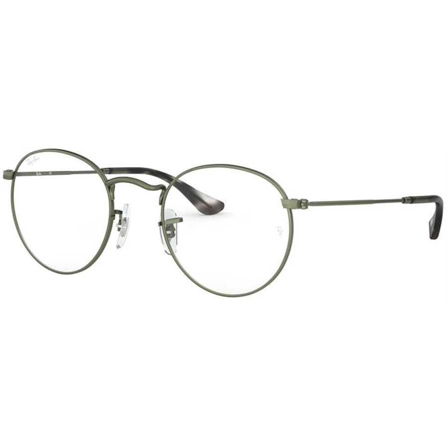 Rame Unisex Ray-Ban RX3447V 3073 Ochelari de Vedere verzi Rotunde cu comanda online