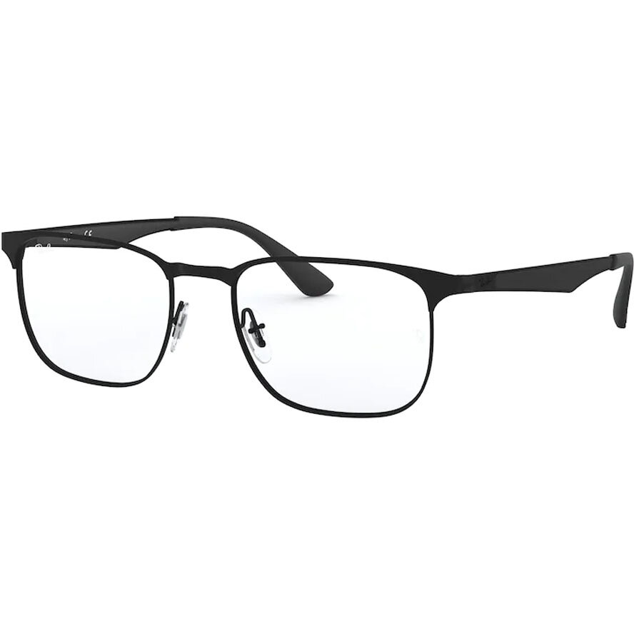 Rame Unisex Ray-Ban RX6363 2904 Ochelari de Vedere negre Patrate cu comanda online