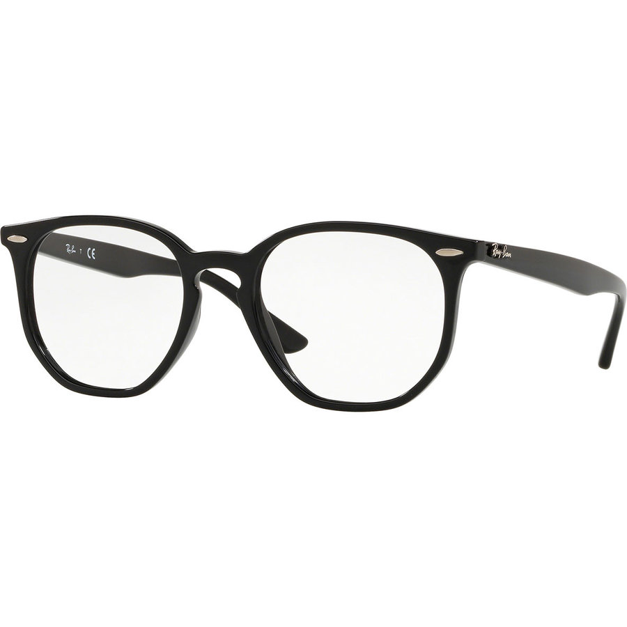 Rame Unisex Ray-Ban RX7151 2000 Ochelari de Vedere negre Rotunde cu comanda online