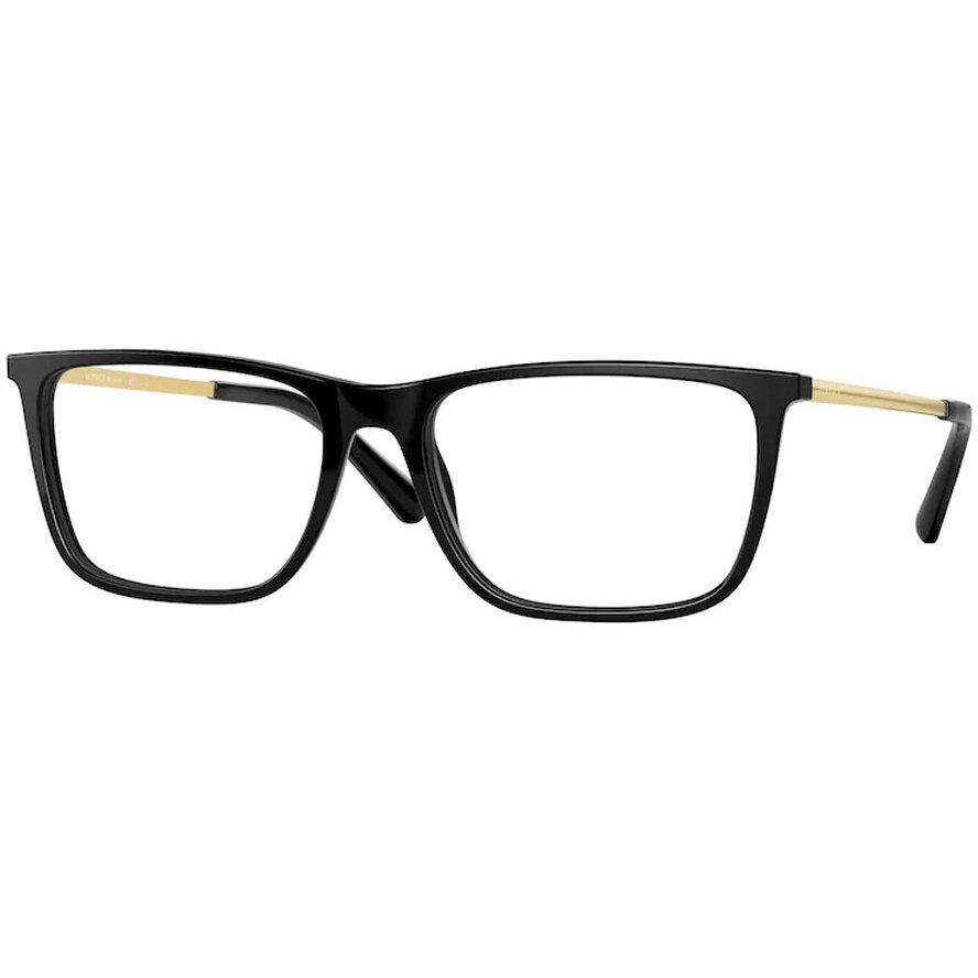 Rame Versace VE3301 GB1 Patrate negre pentru Ochelari de Vedere Barbati cu comanda online