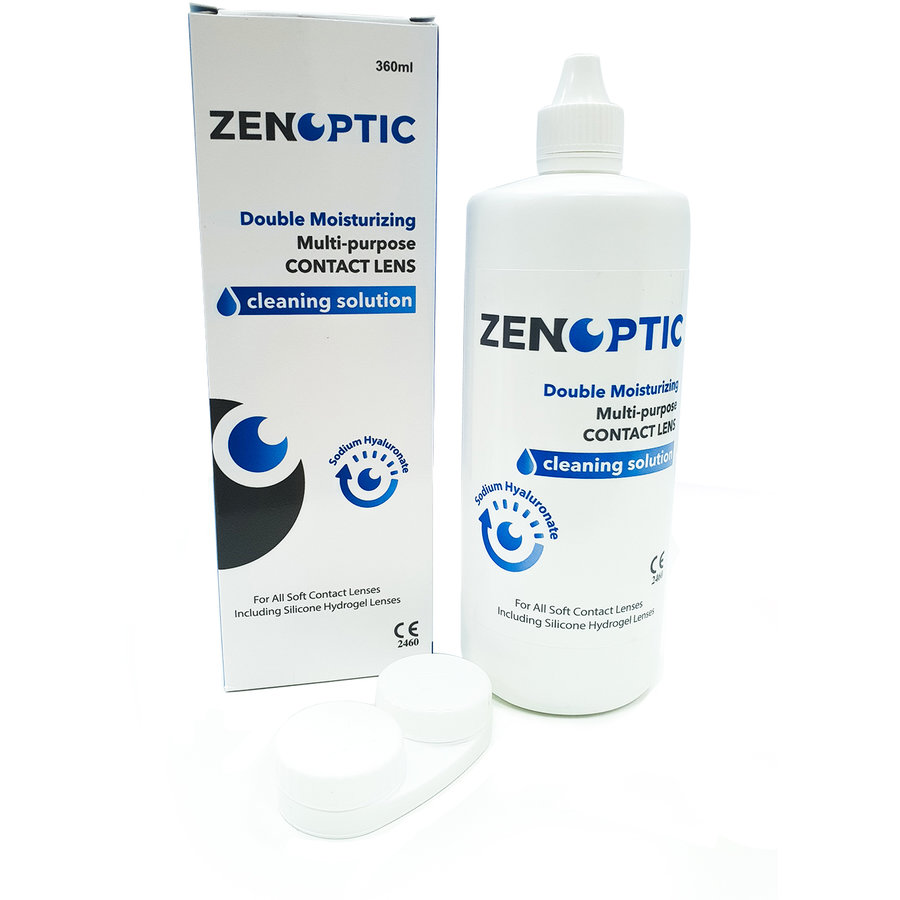 Solutie de curatare si intretinere ZENOPTIC Double Moisturizing 360 ml cu comanda online